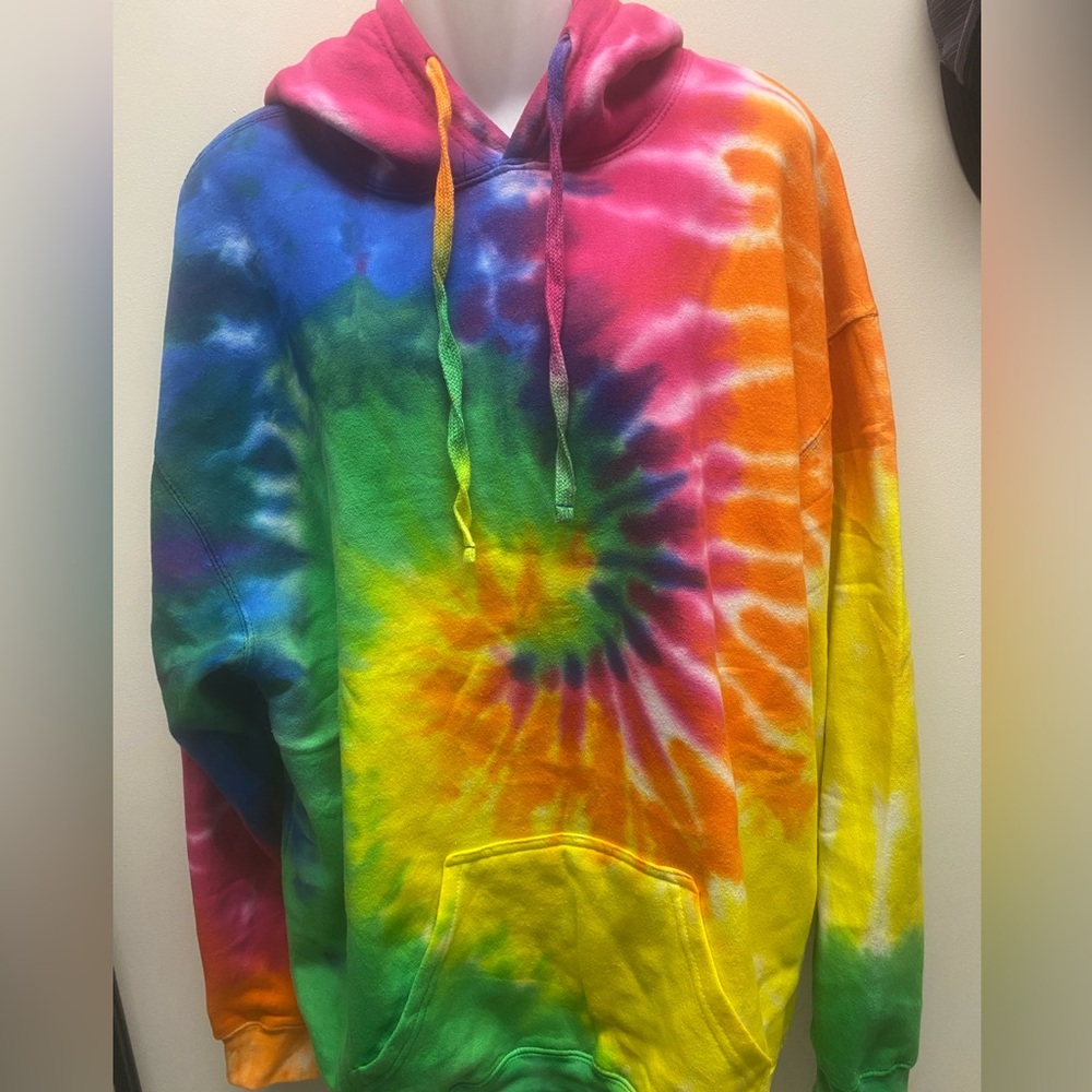Colorful Tie-Dye Hoodie